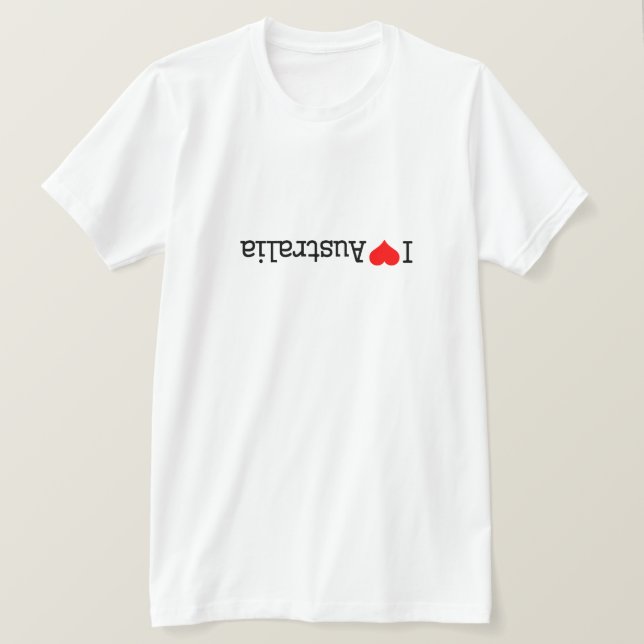 Camiseta Amo Australia (Anverso del diseño)
