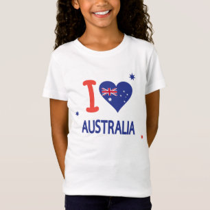 Camiseta AMO AUSTRALIA Australia día el 26 de enero feliz