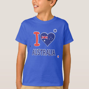 Camiseta AMO AUSTRALIA Australia día el 26 de enero feliz