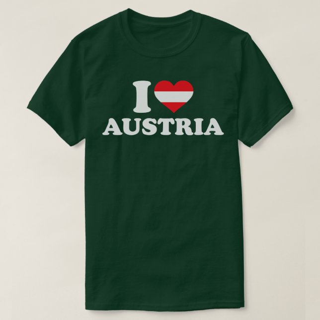 Camiseta Amo Austria (Diseño del anverso)