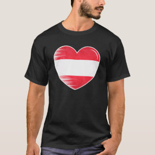 Camiseta Amo Austria Mi hogar Mi país Corazón Austria 6