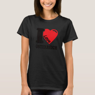 Camiseta Amo Austria Patria Bandera austríaca
