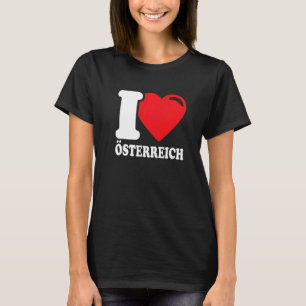 Camiseta Amo Austria Patria Bandera austríaca  1