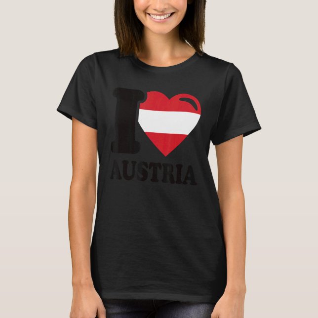 Camiseta Amo Austria Patria Bandera austriaca 5 (Anverso)