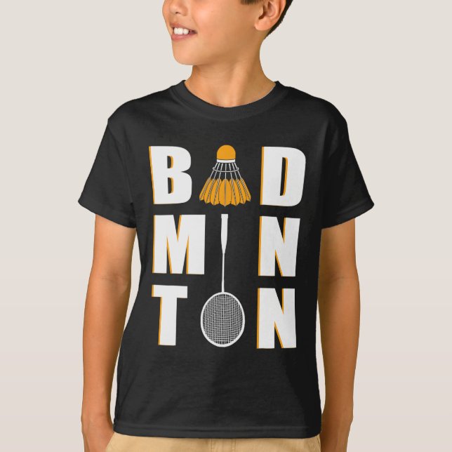 Camiseta Amo Badminton - Badminton (Anverso)