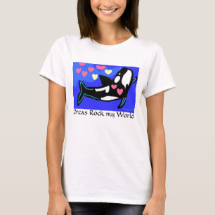 Camiseta Amo ballenas de la orca
