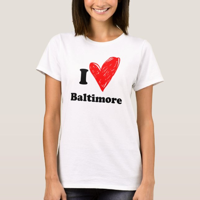 Camiseta Amo Baltimore (Anverso)