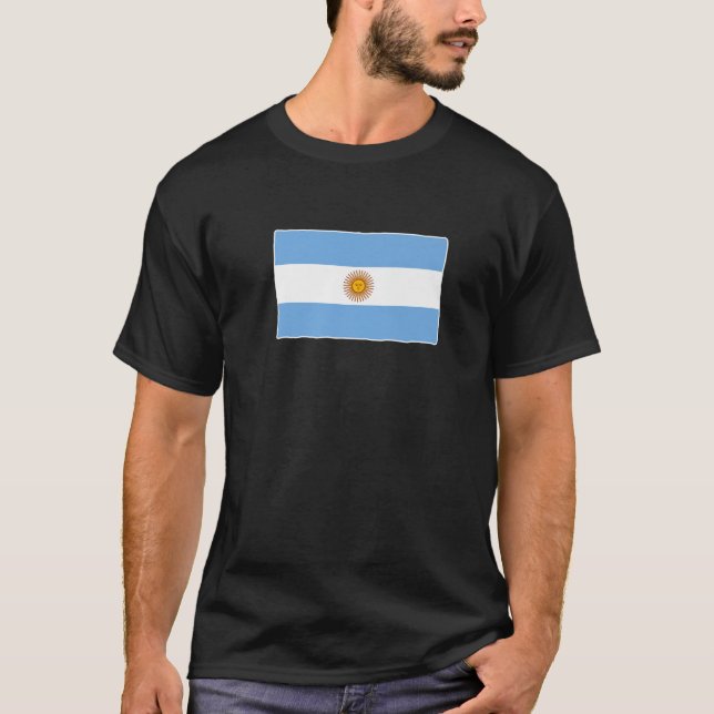 Camiseta Amo Bandera Argentina Deportes Patrióticos (Anverso)