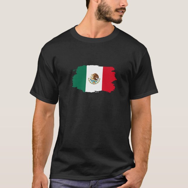Camiseta Amo Bandera de México Apoyo deportivo patriótico m (Anverso)