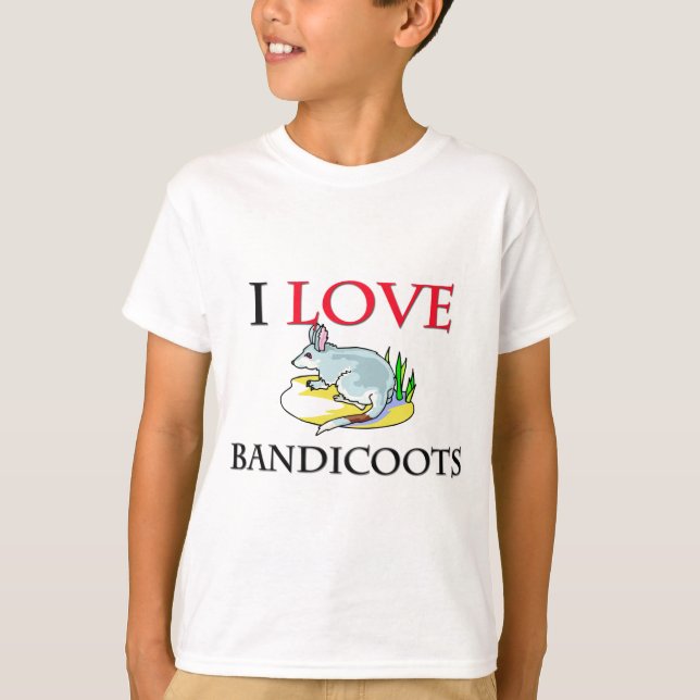 Camiseta Amo Bandicoots (Anverso)