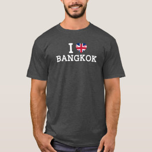 Camiseta Amo Bangkok Cool Reino Unido Bandera Incorrecta Co