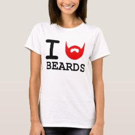 Camiseta Amo barbas