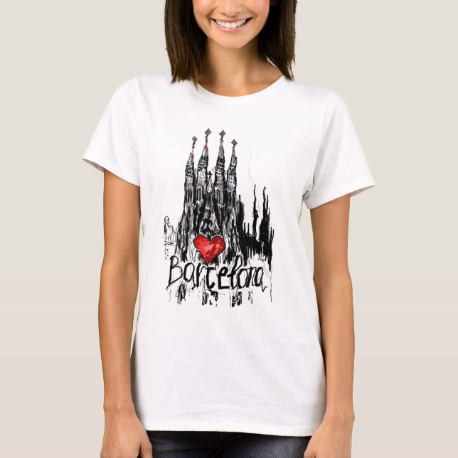 Camiseta Amo Barcelona (Anverso)