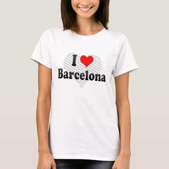 Camiseta Amo Barcelona, España (Anverso)