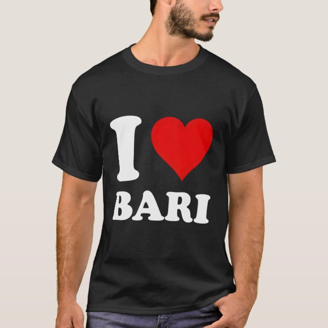 Camiseta Amo Bari (Anverso)