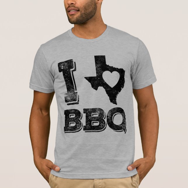 Camiseta Amo Bbq 2 de Tejas (Anverso)