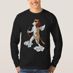 Camiseta Amo Beagles Cupido Beagle Perro Corazón San Valent