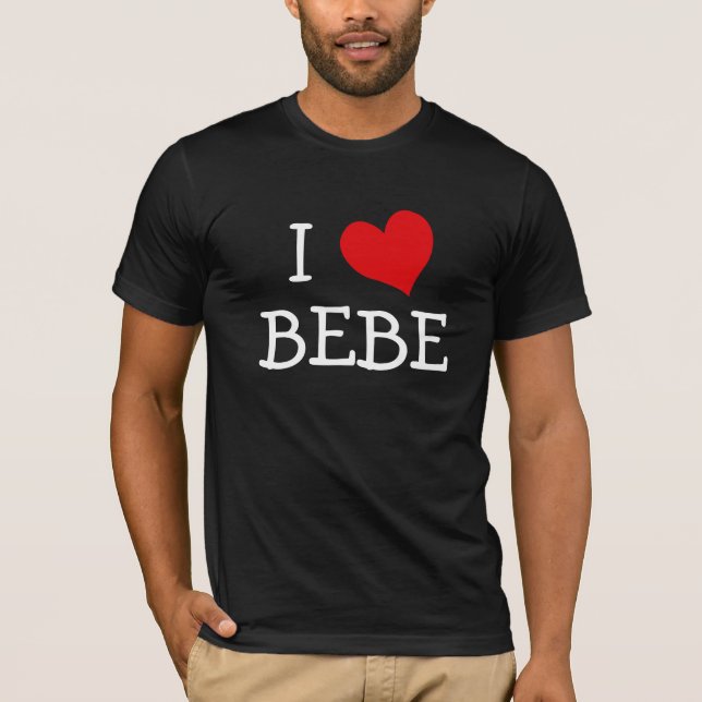 Camiseta Amo Bebe (Anverso)