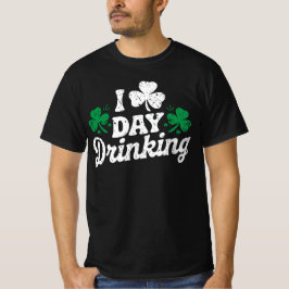 Camiseta Amo Beber Durante El Día Divertido St Patrick's Da