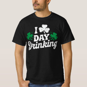 Camiseta Amo Beber Durante El Día Divertido St Patrick's Da