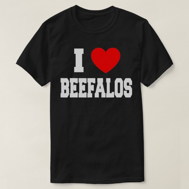 Camiseta Amo Beefalos (Diseño del anverso)