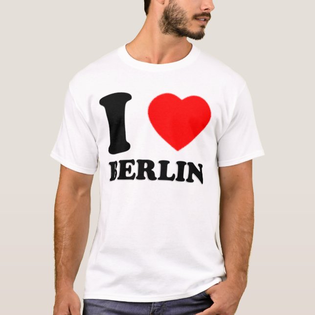 CAMISETA AMO BERLÍN 3D (Anverso)