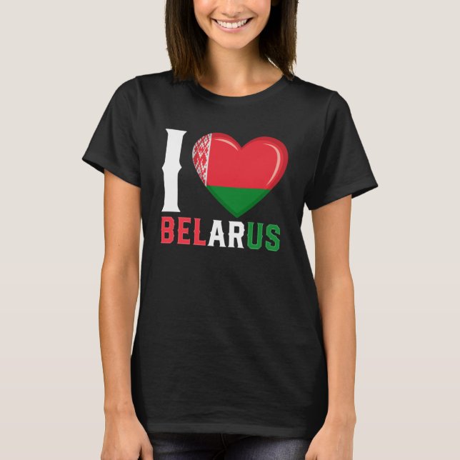 Camiseta Amo Bielorrusia (Anverso)