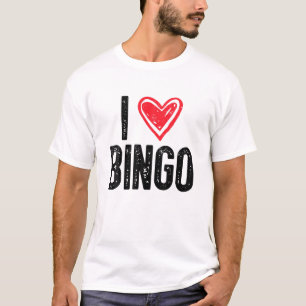Camiseta Amo Bingo Bingo divertido Lover Bingo Funny