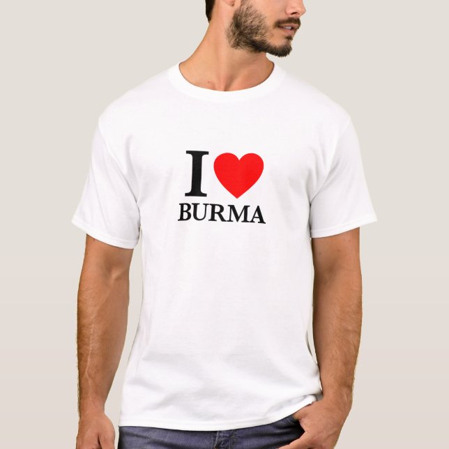 Camiseta Amo Birmania (Anverso)