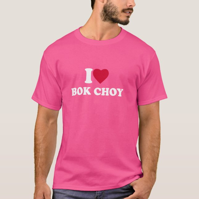 Camiseta Amo Bok Choy I Heart Bok Choy Lover (Anverso)