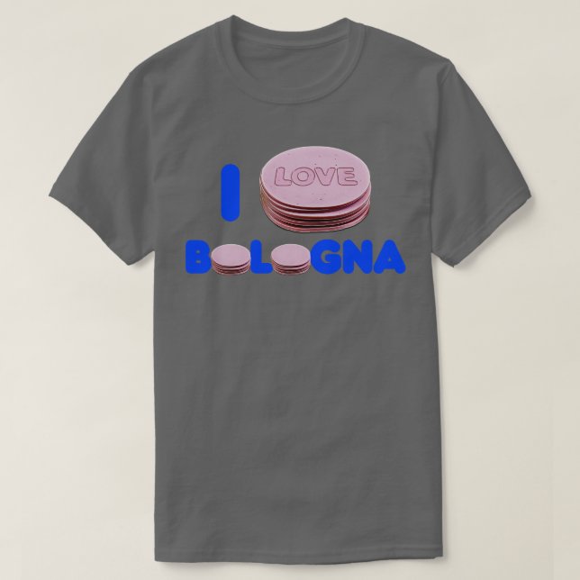 Camiseta Amo Bolonia (Diseño del anverso)