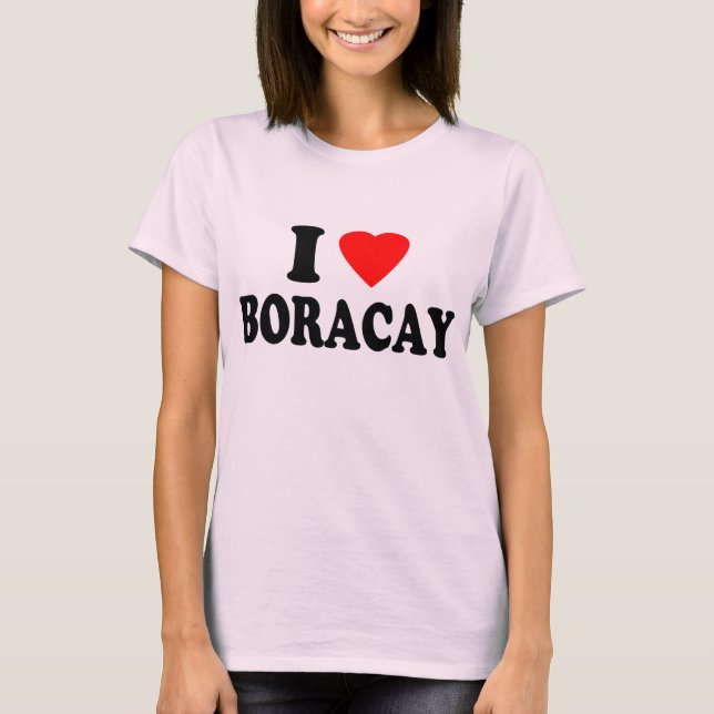 Camiseta Amo Boracay (Anverso)