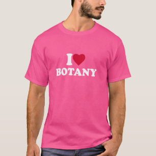 Camiseta Amo Botánica I Heart Botany Lover Plantas Botánica