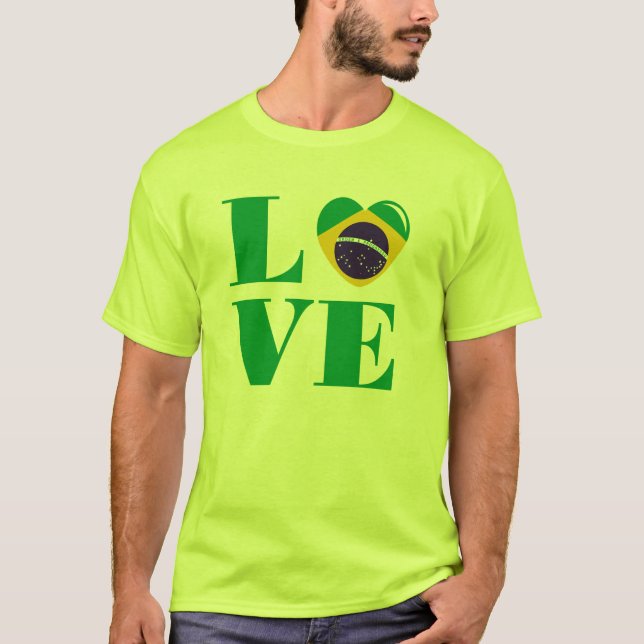 Camiseta Amo Brasil (Anverso)