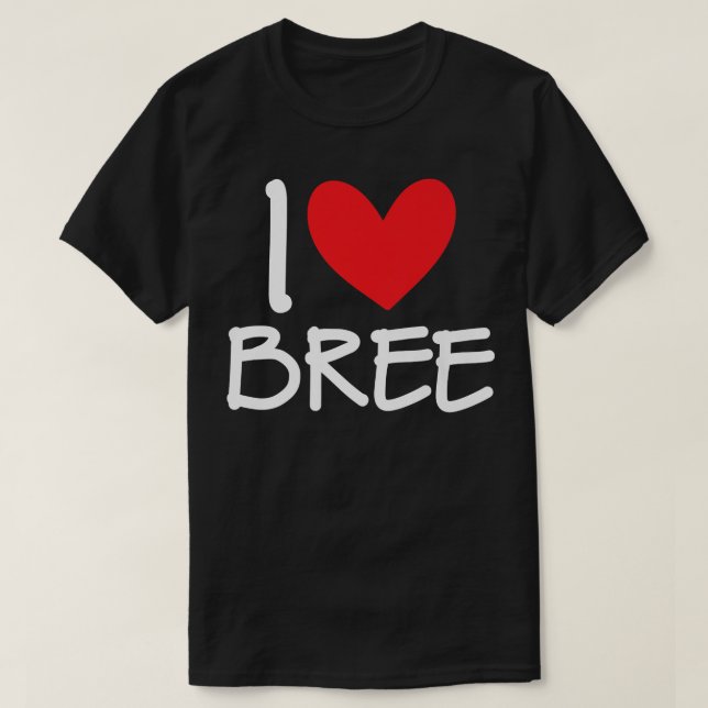 Camiseta Amo Bree Name Chica personalizada Mujer BFF Frien (Diseño del anverso)
