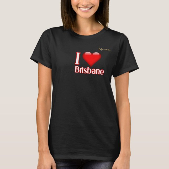 Camiseta Amo Brisbane (Anverso)