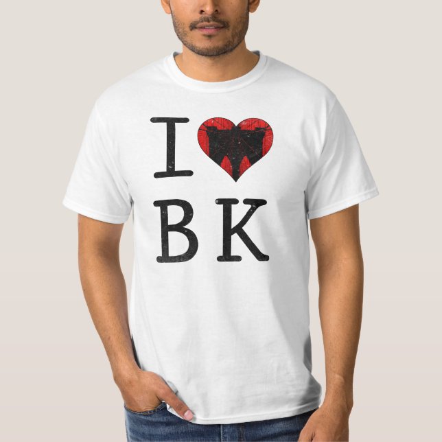 Camiseta Amo Brooklyn BK NYC (Anverso)