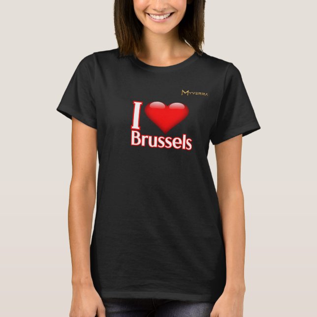 Camiseta Amo Bruselas (Anverso)