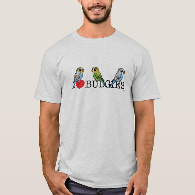 Camiseta Amo Budgies (Anverso)