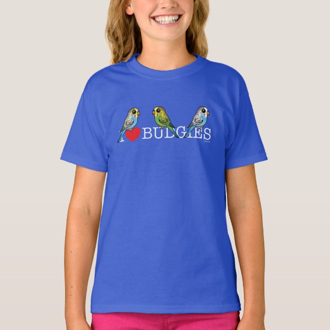 Camiseta Amo Budgies (Anverso)