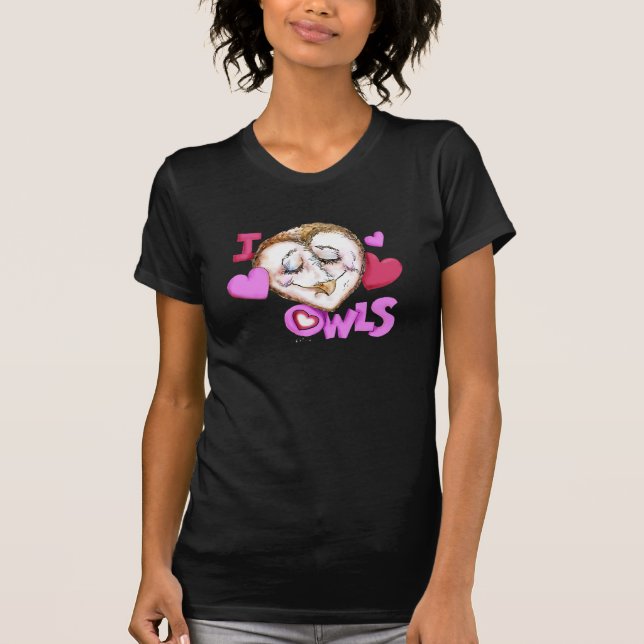 Camiseta Amo búhos (Anverso)