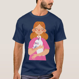 Camiseta Amo Bunny divertido día Mascota