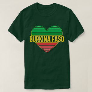 Camiseta Amo Burkina Faso, el burkinés del corazón