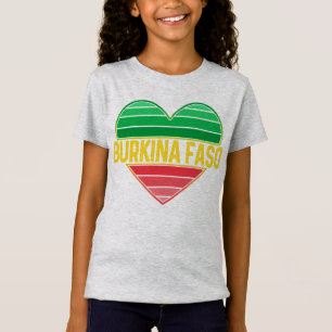 Camiseta Amo Burkina Faso, el burkinés del corazón