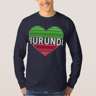 Camiseta Amo Burundi, corazón burundiano