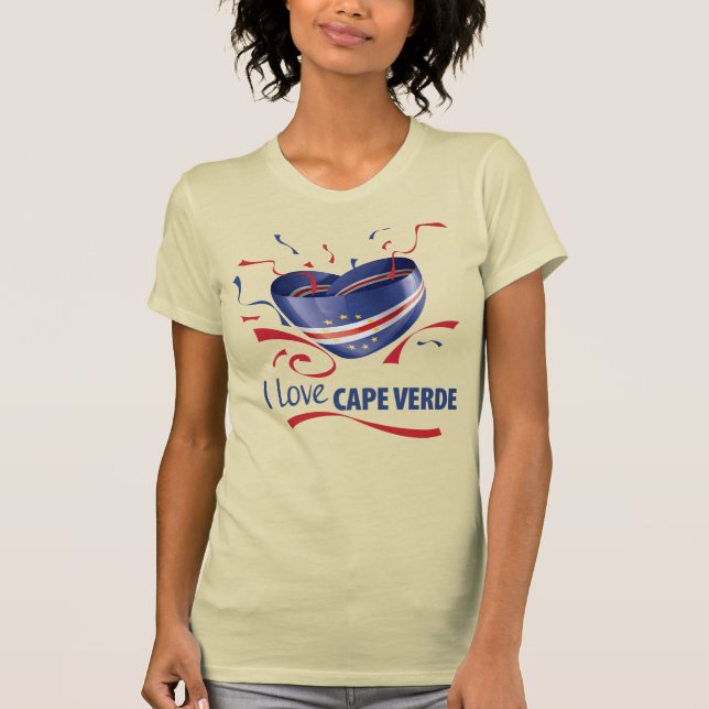 Camiseta Amo Cabo Verde (Anverso)