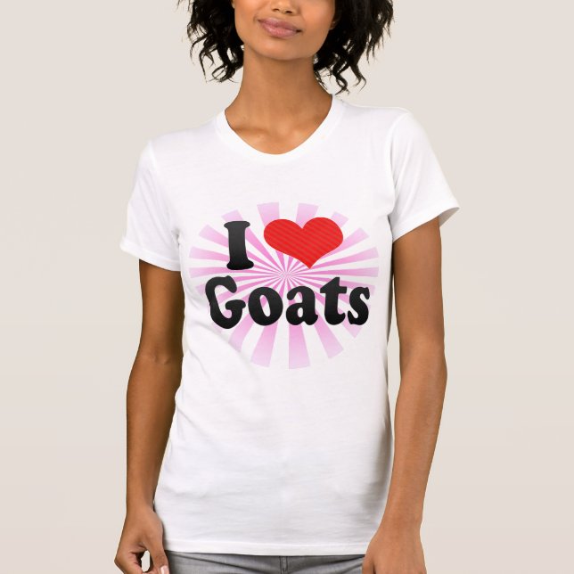 Camiseta Amo cabras (Anverso)