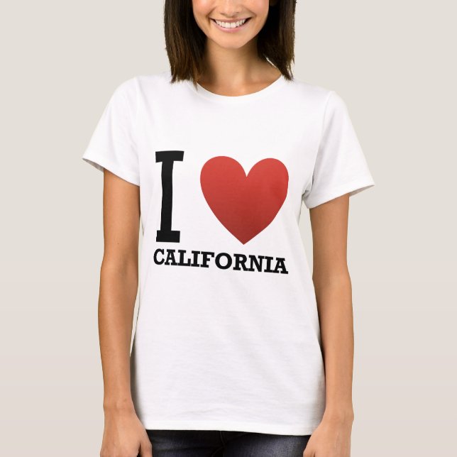 Camiseta Amo California (Anverso)