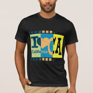 Camiseta Amo California - Pop art 2