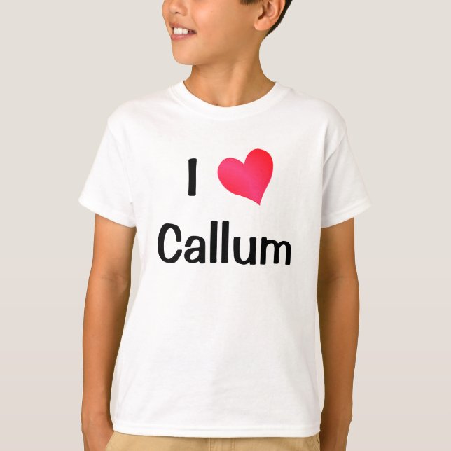 Camiseta Amo Callum (Anverso)